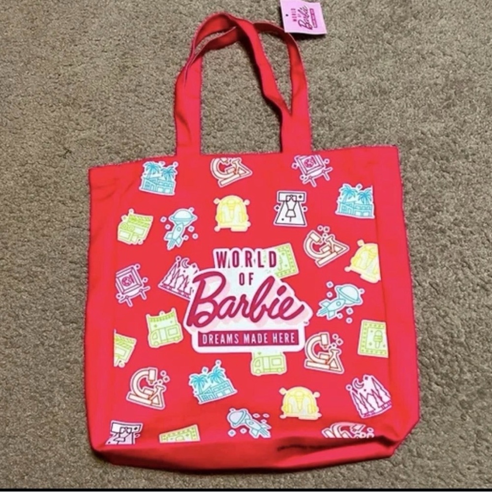 World of Barbie Tote Bag pink